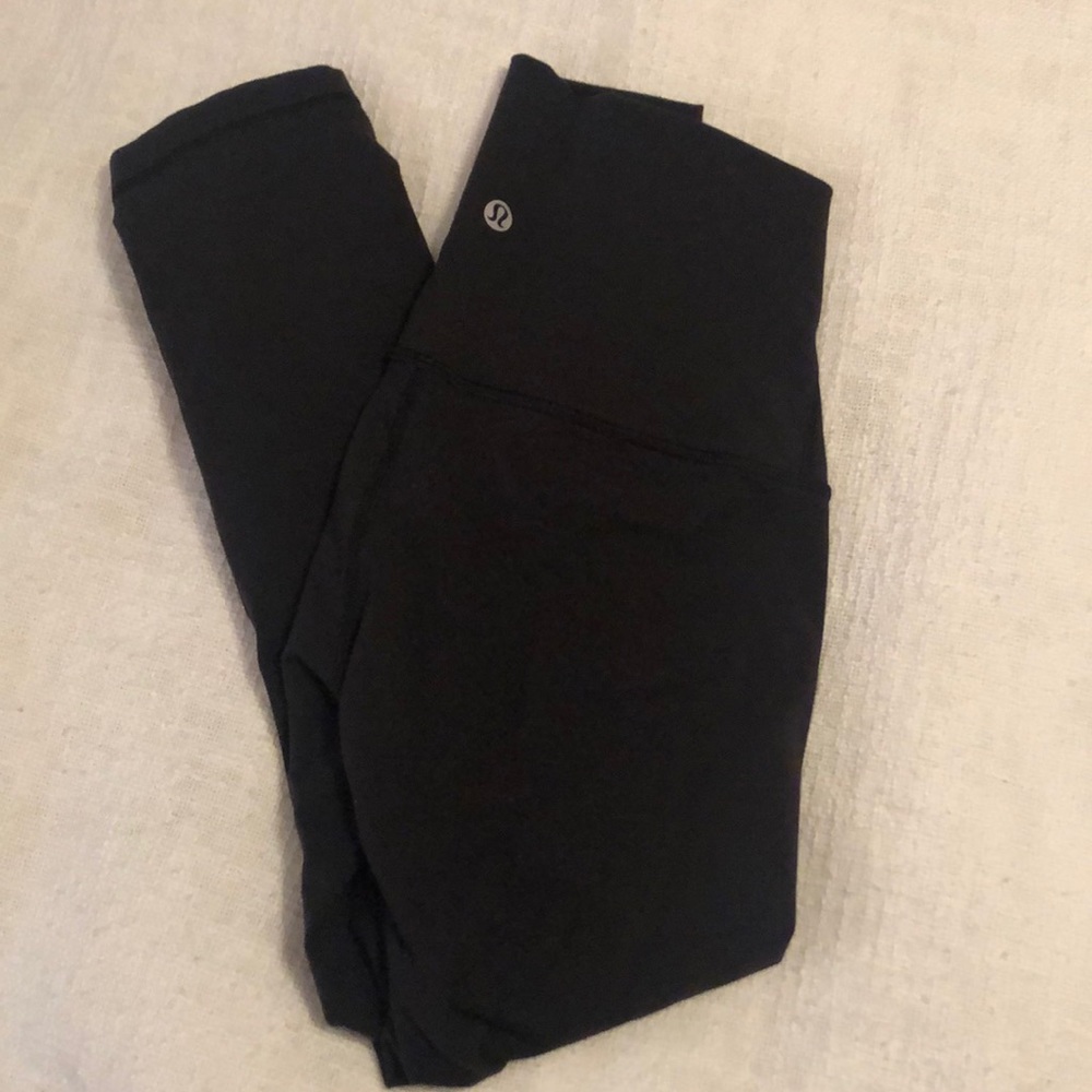 High rise wunder under crops lululemon